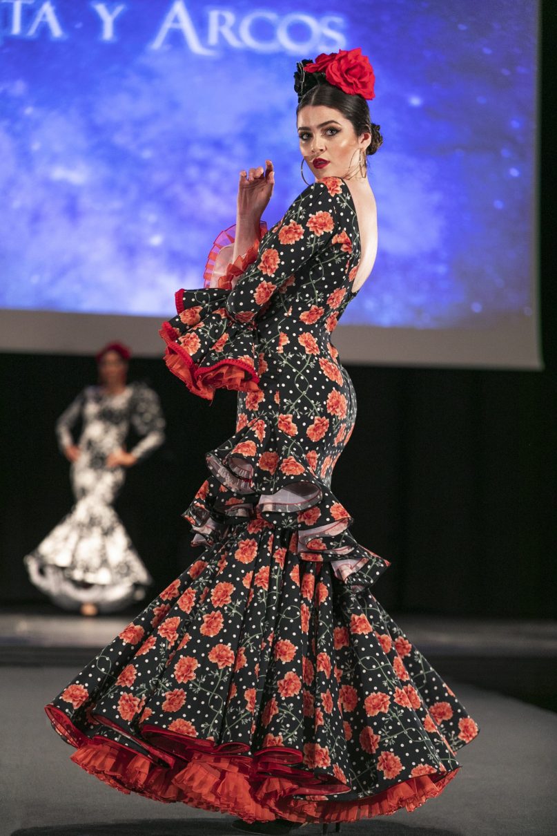 Vestido flamenca rojo canastero – Hita y Arcos 2024 cita previa